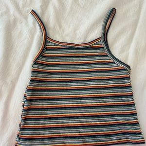 Brandy Melville Rainbow Stripe Tank